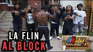 AL Block (La Flin) Hood Vlogs| Gutta Gang Beef Response Blood Money Hood M Block Dad Fight YBC Dul