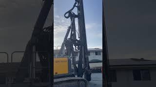 Pile drilling machine | Construction site