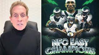 "PHI are going to win the Super Bowl" - Skip Bayless on Eagles DESTROY Cowboys to win NFC East