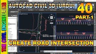 Civil 3D Intersection Design Tools | Part 1/2 | How to Create Intersection in Civil 3D | L-40