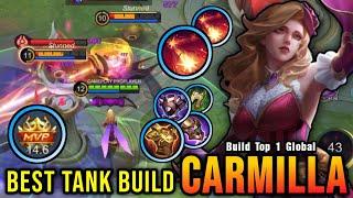 MVP Tank!! Carmilla Best Tank Build (AUTO MVP) - Build Top 1 Global Carmilla ~ MLBB