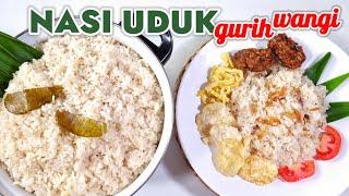 NASI UDUK GURIH WANGI DAN PULEN || CARA MEMBUAT NASI UDUK YANG PULEN RASANYA GURIH AROMANYA WANGI