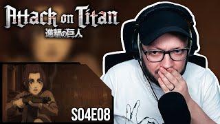 Das ERSTE MAL Attack on Titan 4x08 | "Mörderische Kugel" | Reaction