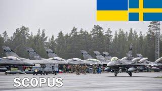 Швеция направляет 30 F-16 в Украину, пока Киев отбивает российское вторжение