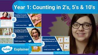 Twinkl Teaches KS1 Maths | Counting in 2's, 5's and 10's