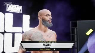 AEW FIGHT FOREVER: WILL OSPREAY VS RICOCHET #AEW #GAME #GAMING