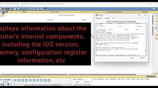 Lec30:IOS Show commands in cisco packet tracer | CN LAB