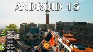 ANDROID 15 WARZONE MOBILE FPS TEST GAMEPLAY