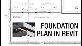 Drawing a Foundation Plan in Revit