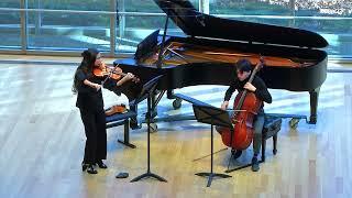 Amelia Korbitz and Liam Battle perform Evans, Tucker, and Evans