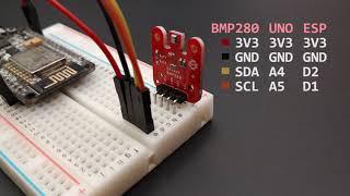 BMP280 temperature and pressure sensor for Arduino or ESP8266