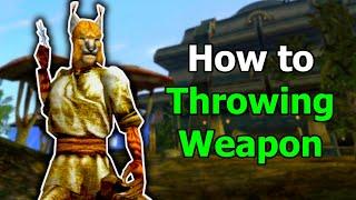 How to Throwing Weapon - Morrowind Build and Start Guide