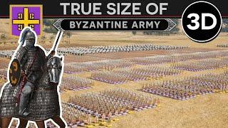 True Size of a Byzantine Army [c. 900 AD] 3D DOCUMENTARY