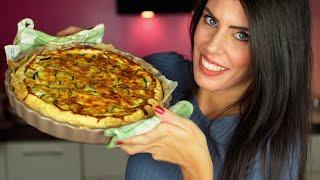 ASMR ita -  RICETTA TORTA SALATA DI ZUCCHINE * FACILISSIMA *