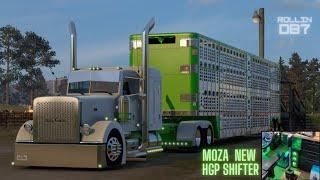 BULL RUN with new HGP SHIFTER @MOZARacing   | 4k | American Truck Simulator | Realistic Driving