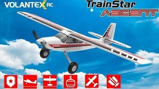 best drone - VOLANTEXRC Remote Control Airplane TrainStar Ascent Electric RC Trainer Aircraft