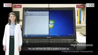 Productivity Improvement by FUJITSU PC equipped with SSD