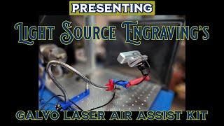 Light Source Engraving Galvo Laser Air Assist Kit, Now Available, High Quality Laser Engraving Tool