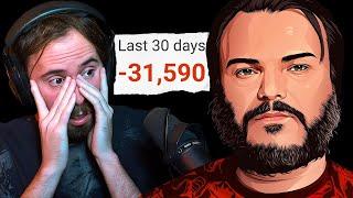 Why Jack Black Is Losing Thousands Of Followers | Asmongold Reacts to SunnyV2