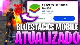 Atualizou BLUESTACKS MOBILE! melhor aplicativo de sensibilidade para subir capa no free fire