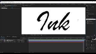 After Effects Tips - Ink Bleed from Alpha on Paper