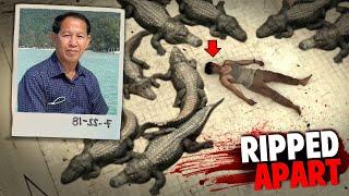 This Man Was RIPPED APART By 40 Crocodiles After Falling Into Enclosure!