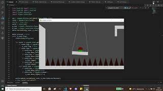 Platformer game level02 (Box2D, Pygame, Python)