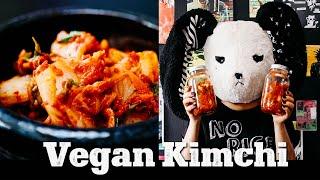 The BEST VEGAN KIMCHI at home / Homemade Kimchi recipe