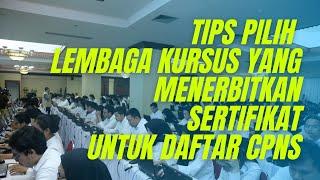 Sertifikat Kursus Komputer Untuk CPNS Darimana??