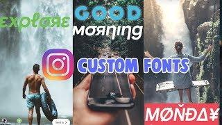 How to Add Custom Fonts to Instagram Stories Without using any App