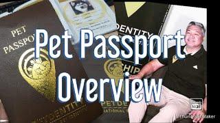 PET PASSPORT (Petdentity)_ Overview