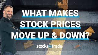 What Makes Stock Prices Move Up & Down?