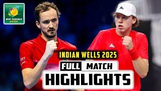 Daniil Medvedev Vs Alex Michelsen Round-3 Highlights [ RET ] - Indian wells 2025