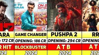 Top 50 ( OPENING DAY ) Highest Grossing COLLECTION Movies | Pushpa 2 | Game Changer | Kalki | Animal