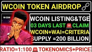 W Coin Airdrop Listing Date - Free W Treasure Keys