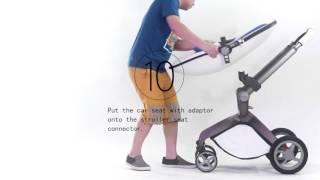 How to install and fold the Hot mom strollers(new)