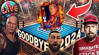 Goodbye 2024 | WWE 2k24 LIVE| Final STREAM of the YEAR!