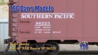 HO Scale Detailed Weathered Boxcar Red Caboose Dan's Models