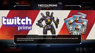 Apex Legends Twitch Prime Rewards (Pathfinder Omega Point Skin + 5 Apex Packs)