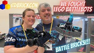 Fighting Lego Battlebots at BrickCon's BATTLE BRICKS!!   [Builder Blog Ep. 79]