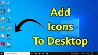 How to Add App Icons to Desktop In Windows 10