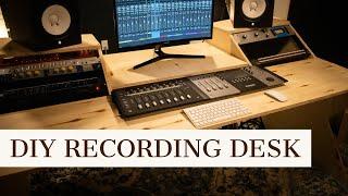 DIY Recording Studio Desk build | Build and  Plans