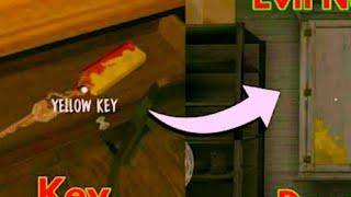 How to find a yellow key in evil nun game