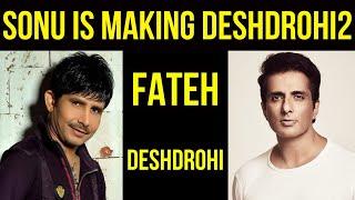 Sonu Sood is making Deshdrohi 2 | KRK | #krkreview #bollywood #sonusood #bollywoodnews #krk