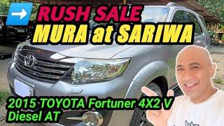 MURA at SARIWA 2015 TOYOTA Fortuner 4X2 V Diesel AT | Used Cars Review