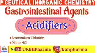 Acidifiers || Ammonium Chloride || HCL || GIT || Acidifying agent || Dilkhush Raj ||