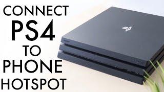 How To Connect PS4 To Phone Hotspot!