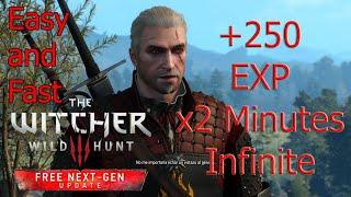 How To Level Up Fast The Witcher 3 Wild Hunt Next Gen Glitch *4000 EXP* per HOUR *New*