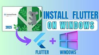 How Install Flutter On Windows 11/10/8 [2025] Android Studio Setup Complete Guide