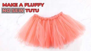DIY No Sew Fluffy Tutu Tutorial // How to Make a Tutu Skirt